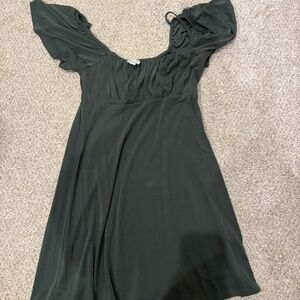 Francesca’s Green Mini Dress